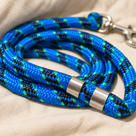 TPL 12mm Rope Leash Blue