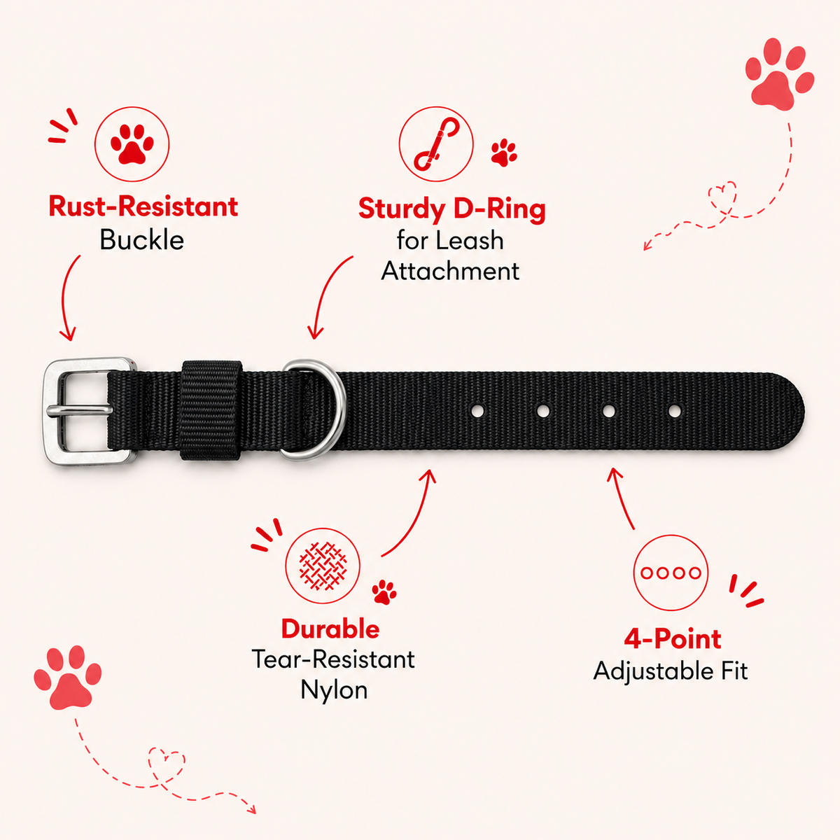 TPL Basics Nylon Collar