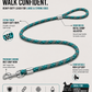 TPL 9mm Braided Rope Dog Leash | Teal