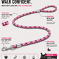 TPL 9mm Braided Rope Dog Leash | Pink