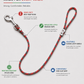 TPL 6mm Braided Rope Dog Leash Red
