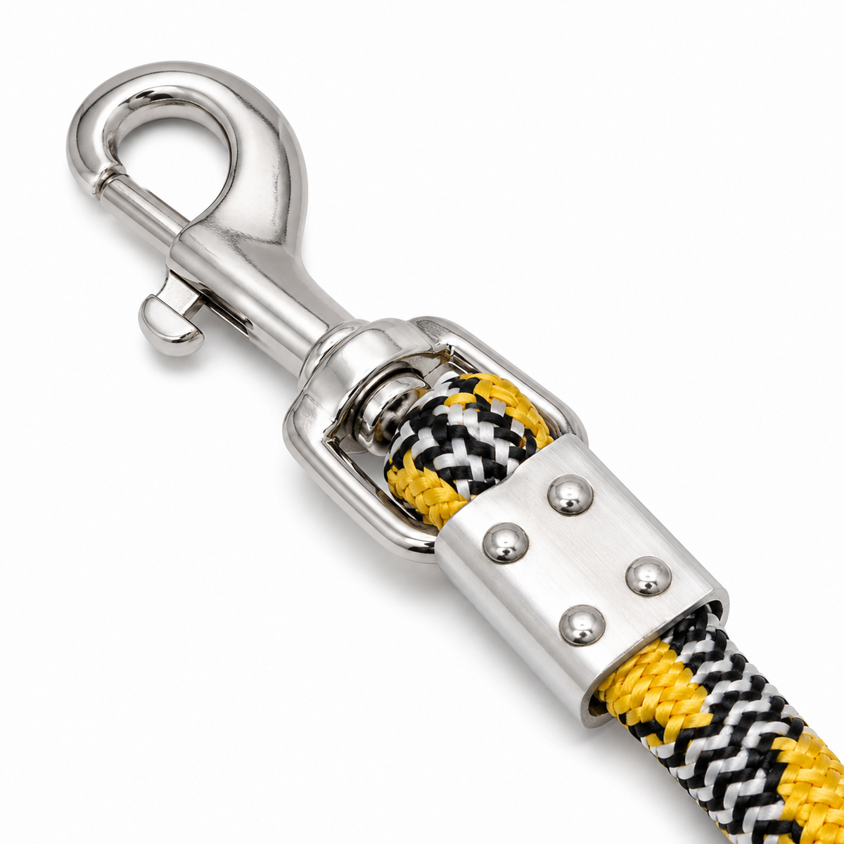 TPL 22mm Nylon Rope Dog Leash Yellow