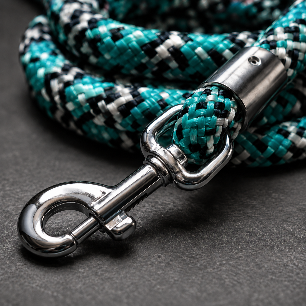 TPL 9mm Braided Rope Dog Leash | Teal