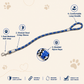 TPL 22mm Nylon Rope Dog Leash Blue