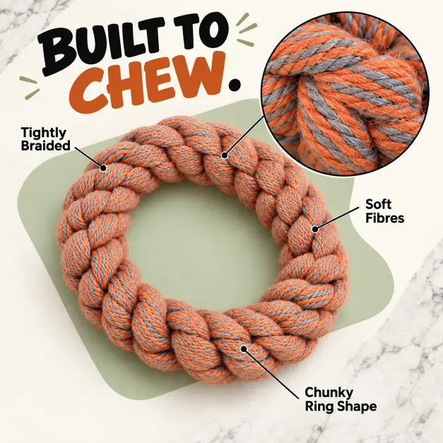 TPL Braided Rope Ring Toy