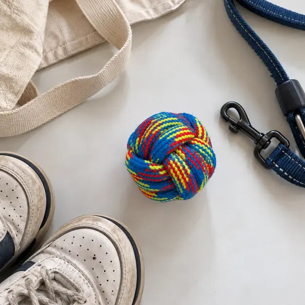 Knotted Rope Ball Chew Toy