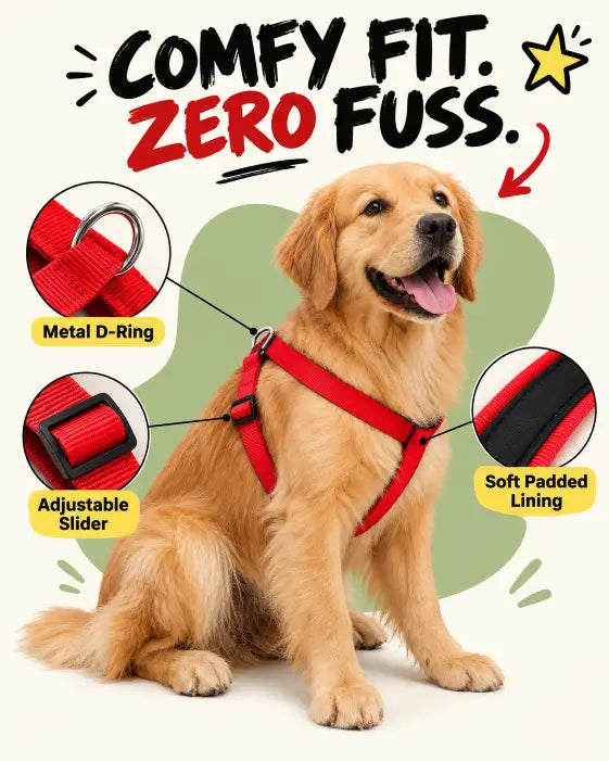 Comfy Fit Padded Harness