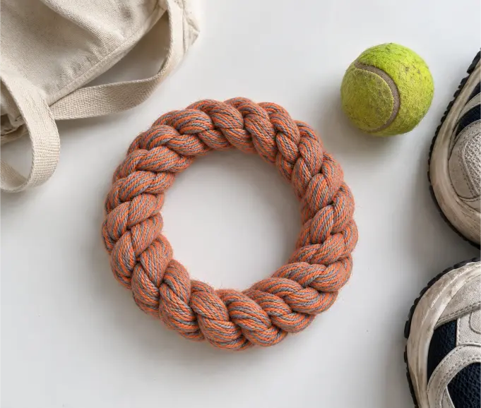 TPL Braided Rope Ring Toy