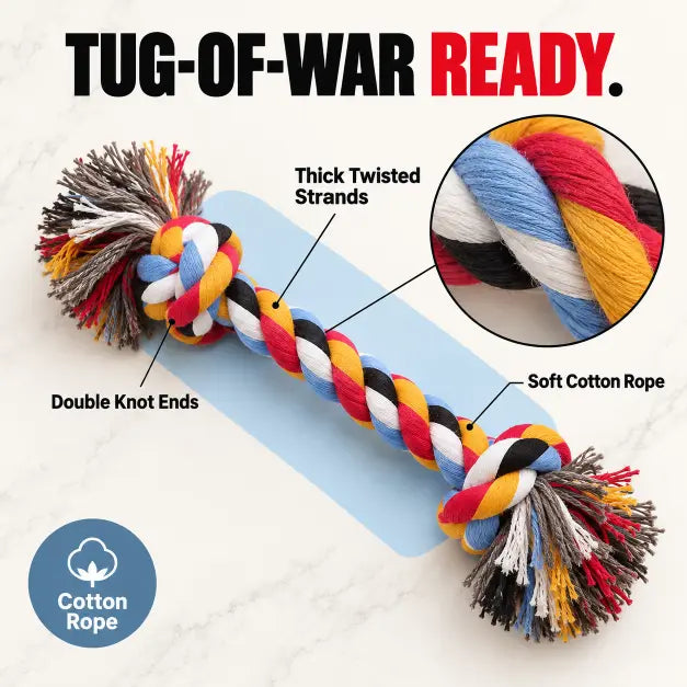 TPL Two-Knot Tug Rope Toy