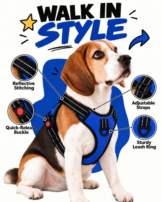 TPL Reflective Dog Harness