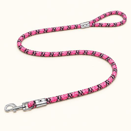 TPL 9mm Braided Rope Dog Leash | Pink